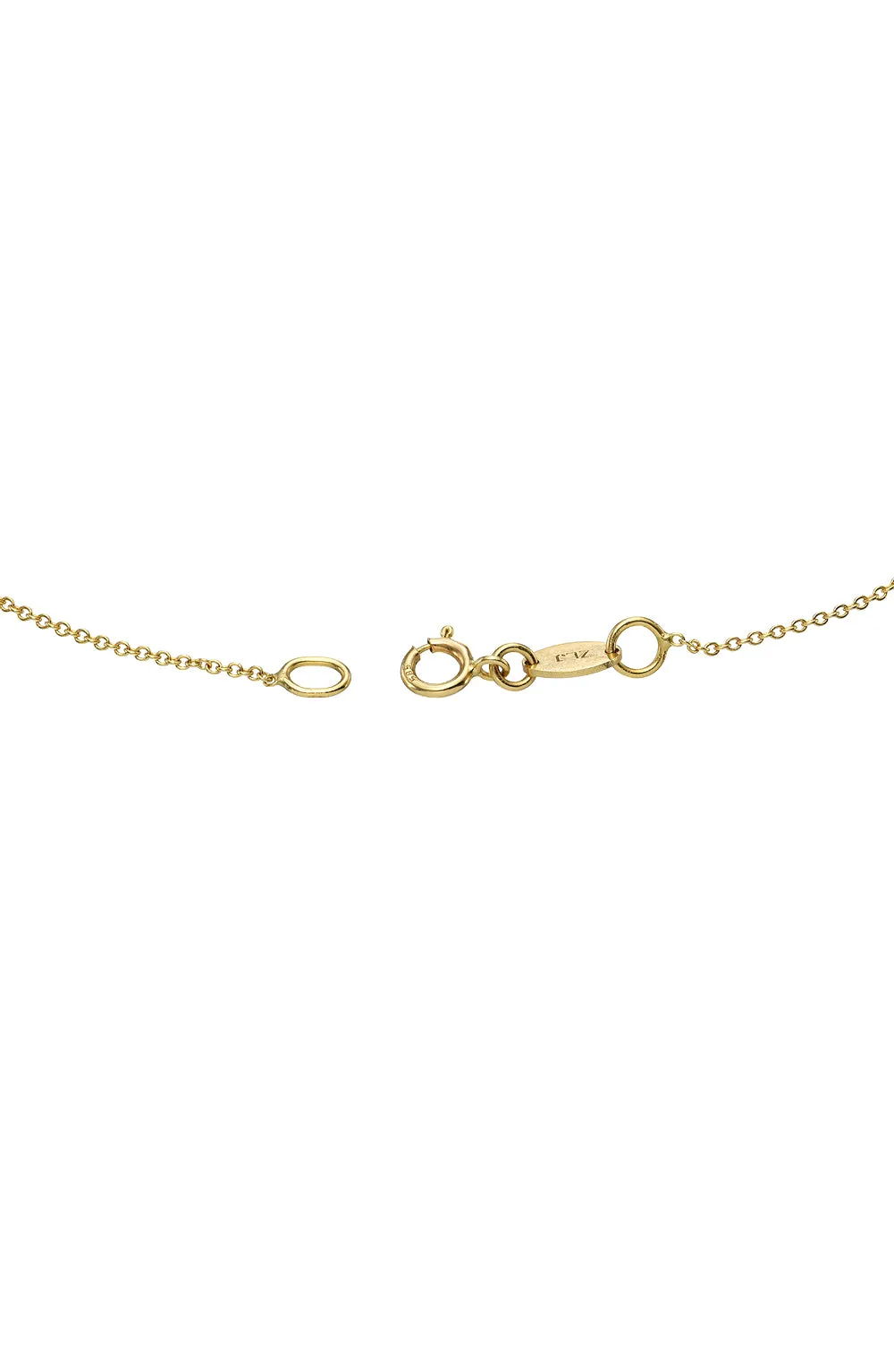 14k Gold Initial Heart Necklace