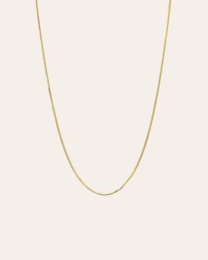 14k Gold Snake Chain Necklace