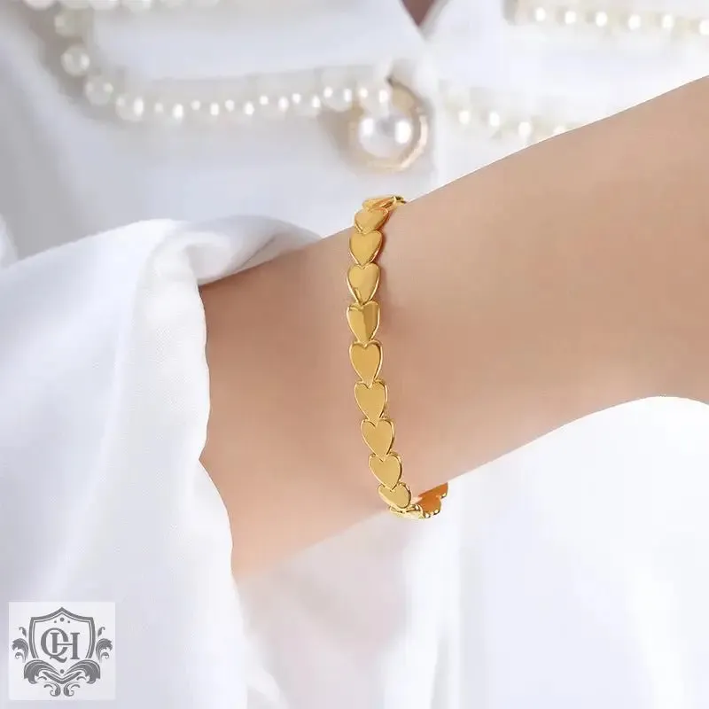 18K Gold Trendy Design Versatile Bracelets