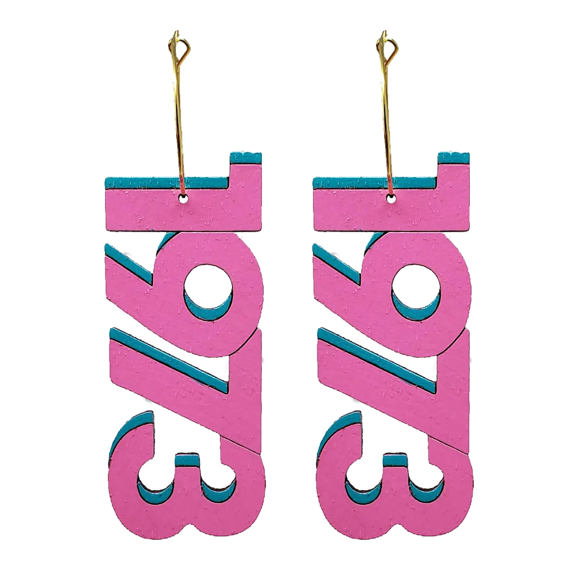 1973 Pink Hoops by LE CHIC MIAMI