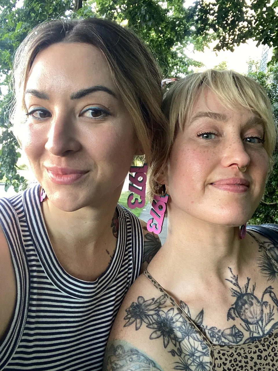 1973 Pink Hoops by LE CHIC MIAMI