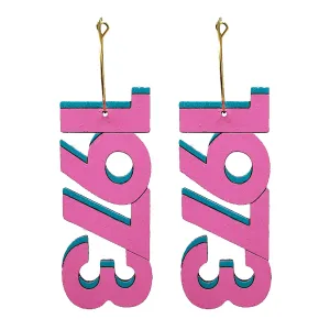 1973 Pink Hoops by LE CHIC MIAMI