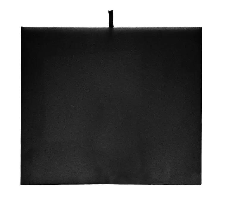 6 3/4" x 7 3/4" Black Velvet Padded Display Pad (2-Pack)