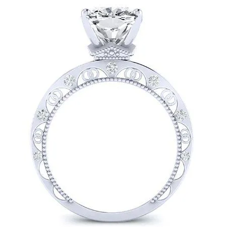 Acacia - Cushion Moissanite Engagement Ring