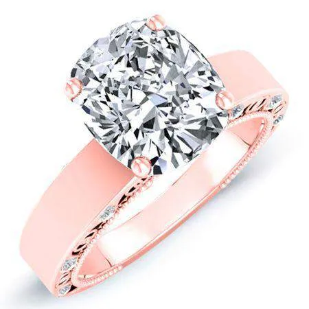 Acacia - Cushion Moissanite Engagement Ring