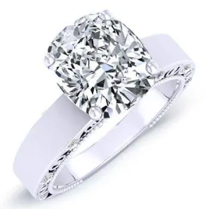 Acacia - Cushion Moissanite Engagement Ring