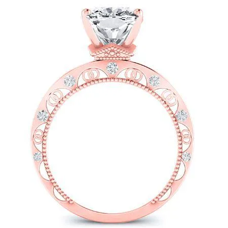 Acacia - Cushion Moissanite Engagement Ring