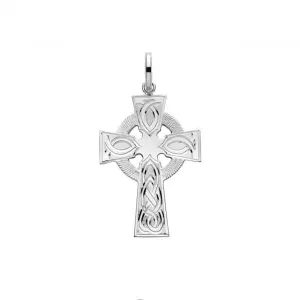 Acotis Silver Cross with Unique H Engraving Pendant G61050CE