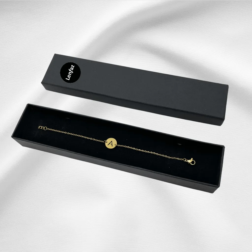 Alphabet Bracelet Gold Plated - Letter H