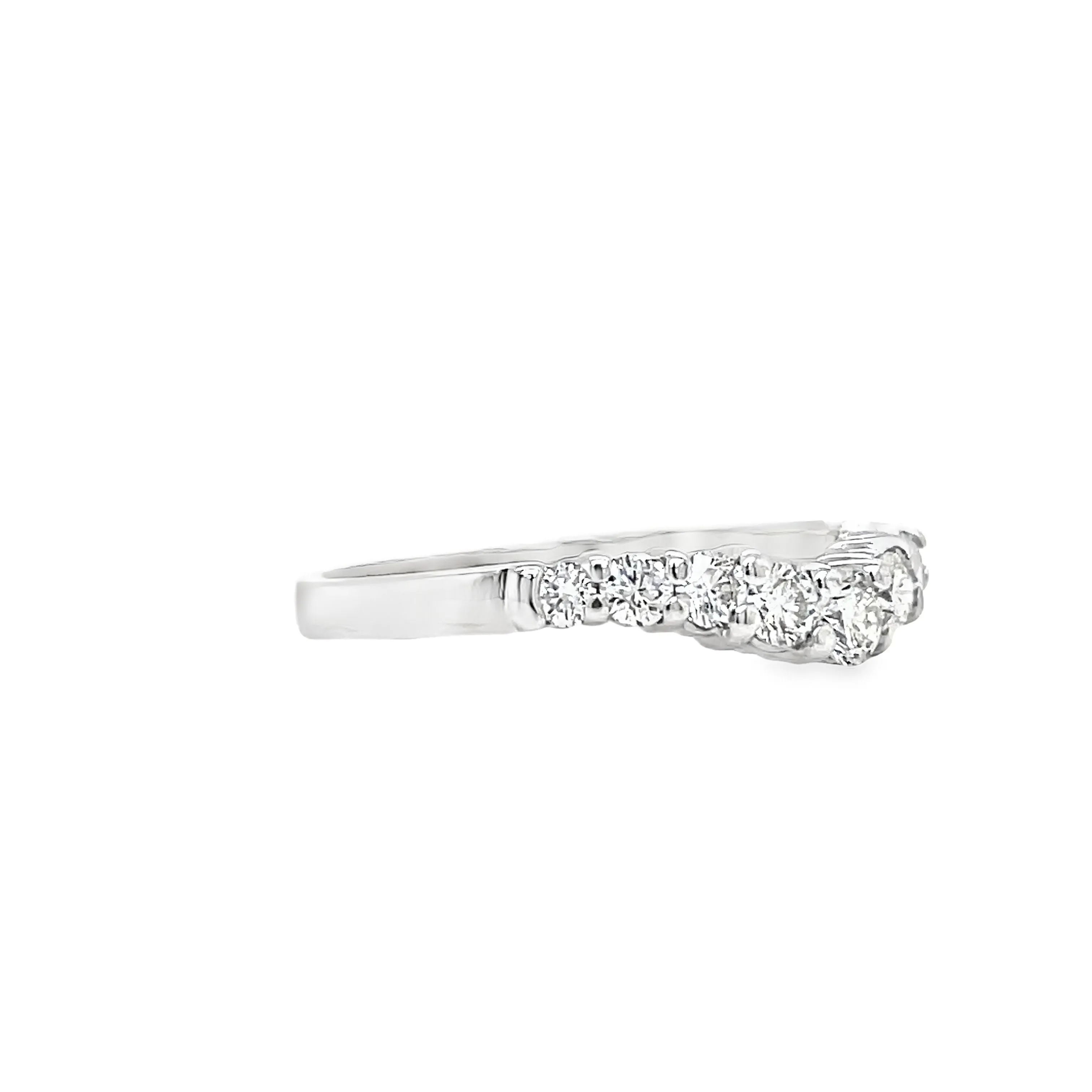 Anniversary Diamond V- Shape Ring 0.55 cts