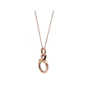 ANTIQUE VICTORIAN MAYVEDA GOLD LOCK PENDANT NECKLACE