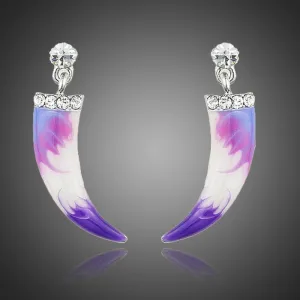 Artistic Kirpan Drop Earrings