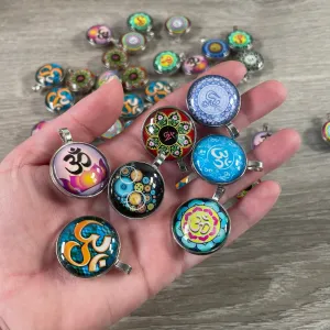 Assorted Boho Glass Pendants – Unique Jewelry Supplies
