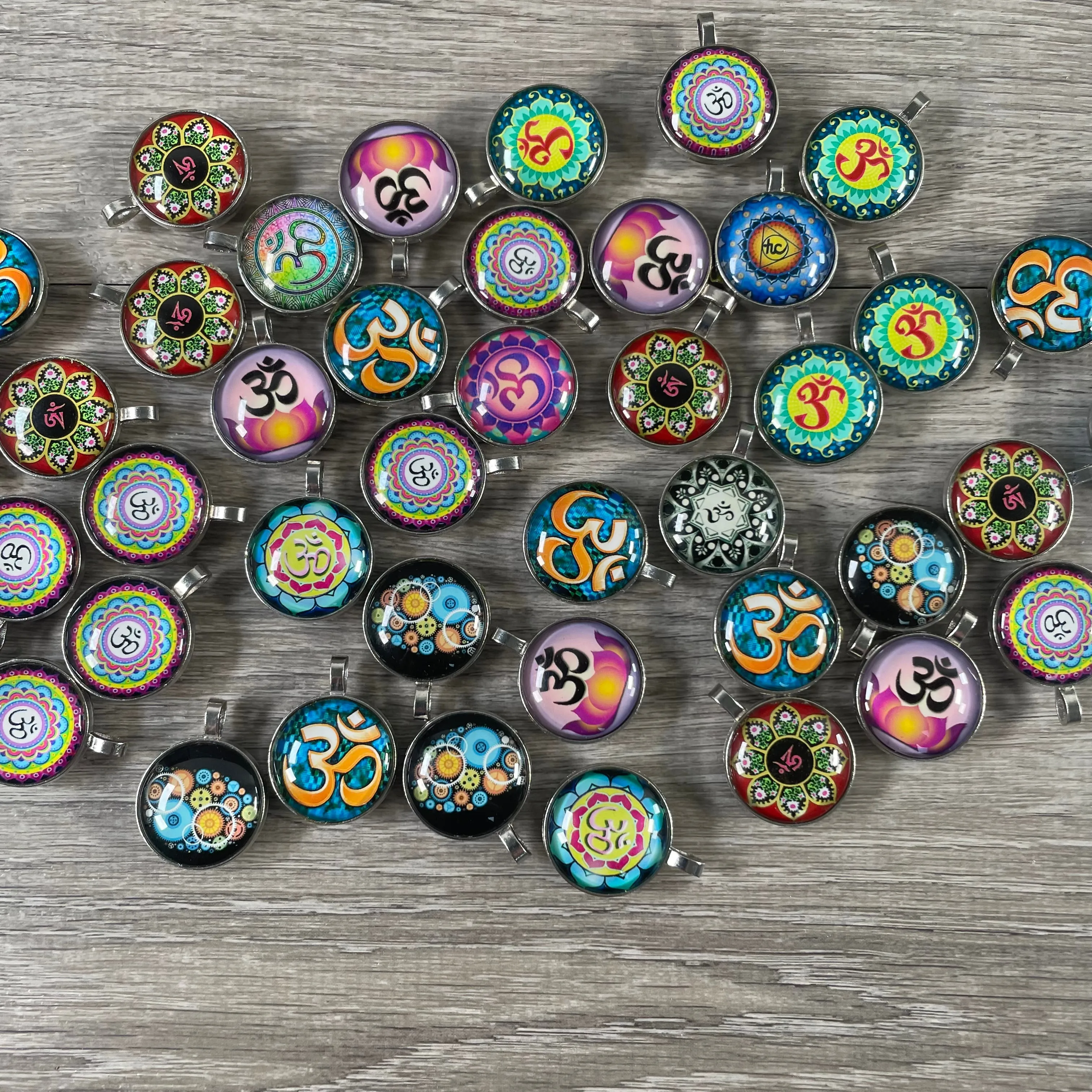 Assorted Boho Glass Pendants – Unique Jewelry Supplies