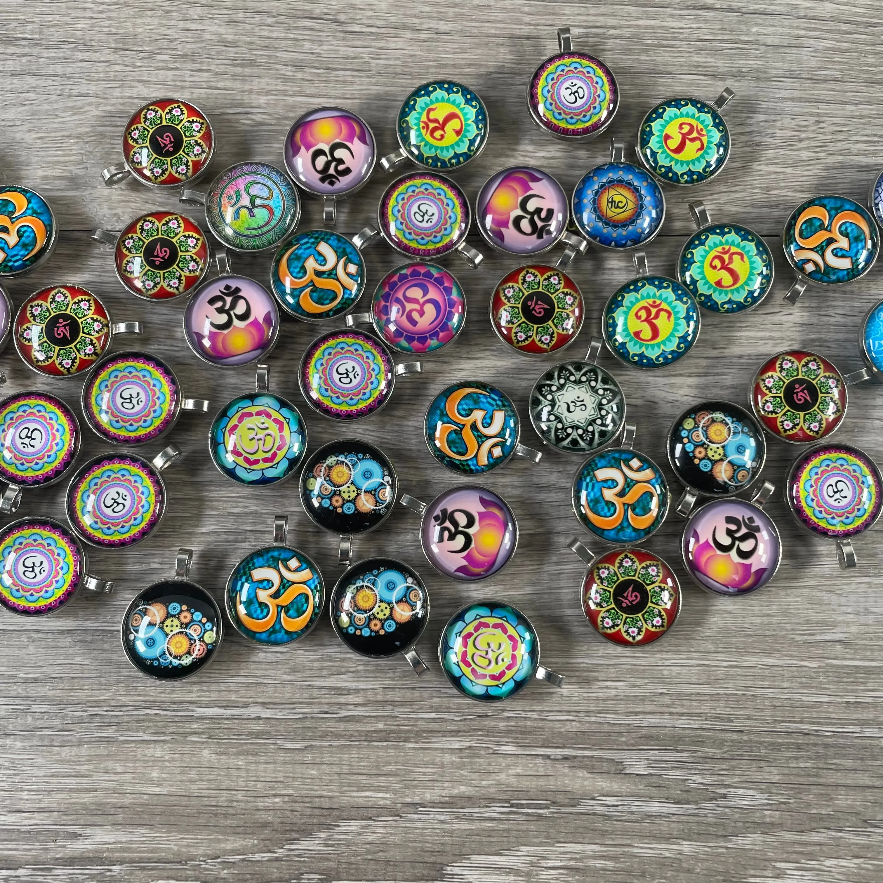 Assorted Boho Glass Pendants – Unique Jewelry Supplies