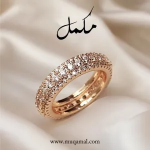 Aster Tail Zircon Ring