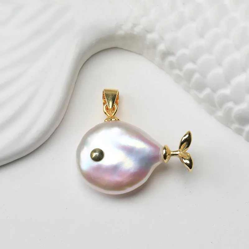 Baroque Pearl Fish Necklaces