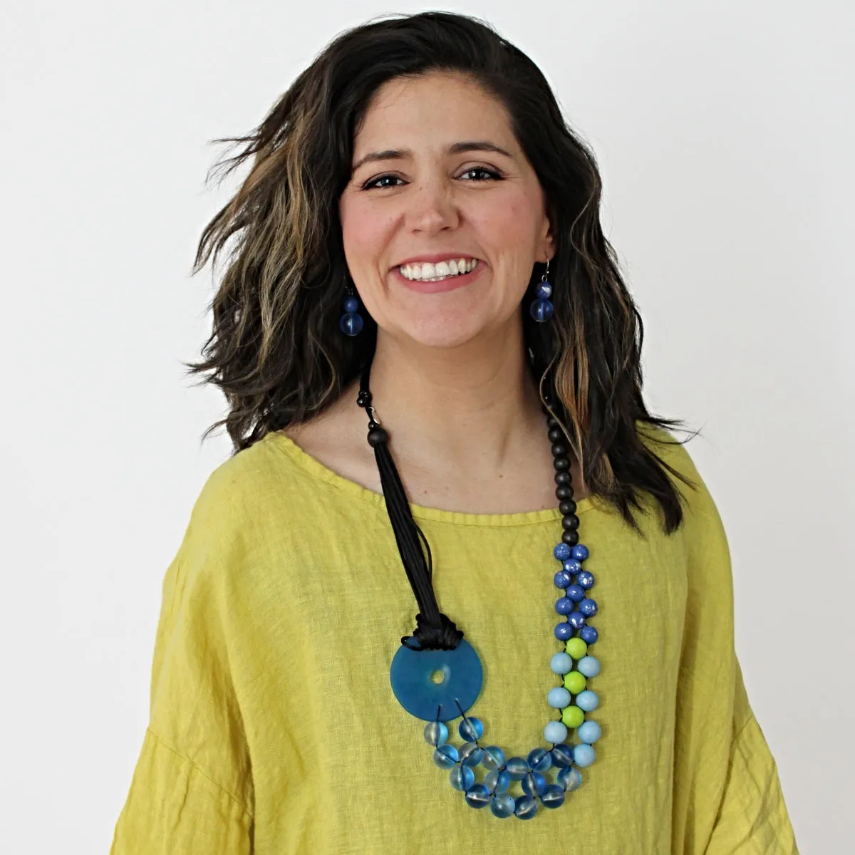 Blue Bold Belinda Necklace