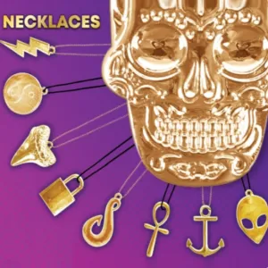 Bold Gold Jewelry Collection in 2" Capsules