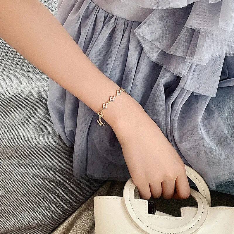Bracelet for Women Fashion Crystal Music Note Bracelet New Friendship Gift Bracelet Jewelry Accessories Wholesale