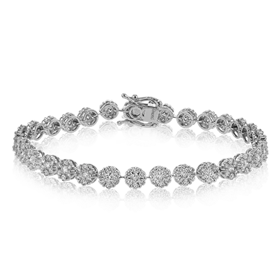 Bracelet in 18k Gold with Diamonds LB2195_WHITE_18K_X_YELLOW