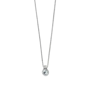 Brighton Women's Meridian Aurora Crystal Petite Silver Necklace