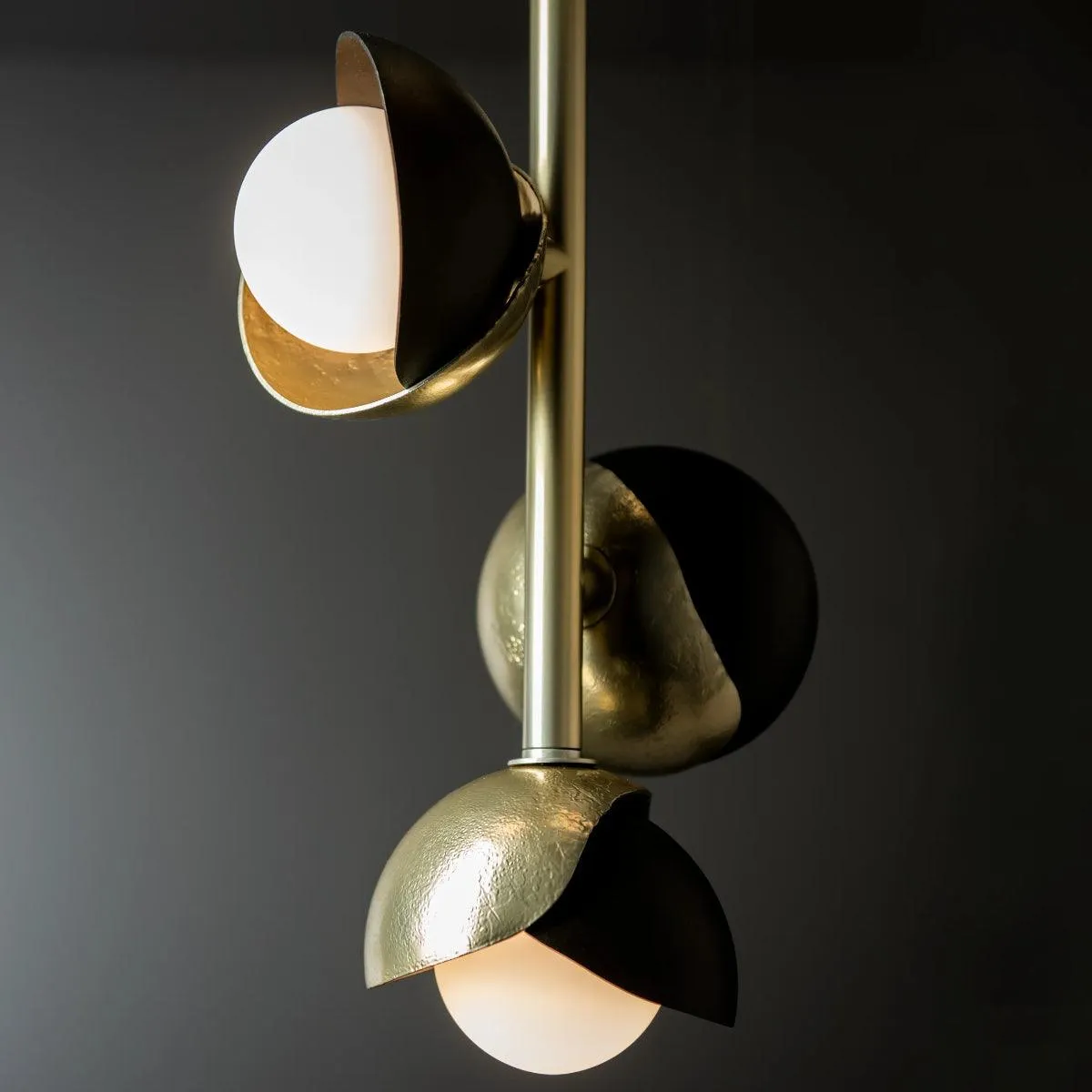 Brooklyn 12 in. 4 lights Pendant Light Ink finish