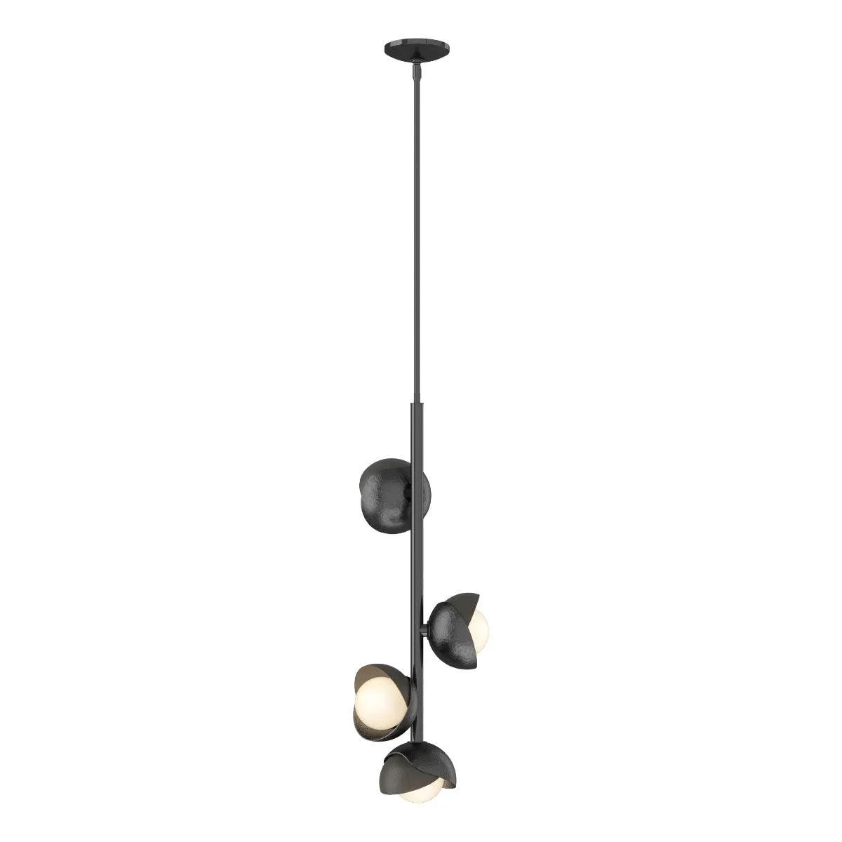 Brooklyn 12 in. 4 lights Pendant Light Ink finish