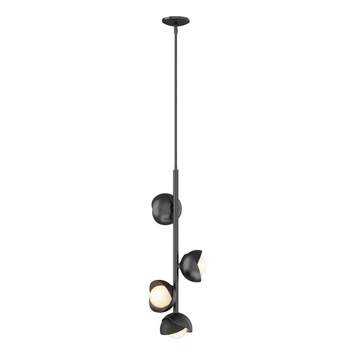 Brooklyn 12 in. 4 lights Pendant Light Ink finish