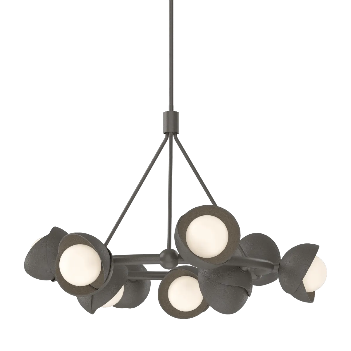 Brooklyn 32 in. 9 lights Pendant Light Dark Smoke Finish