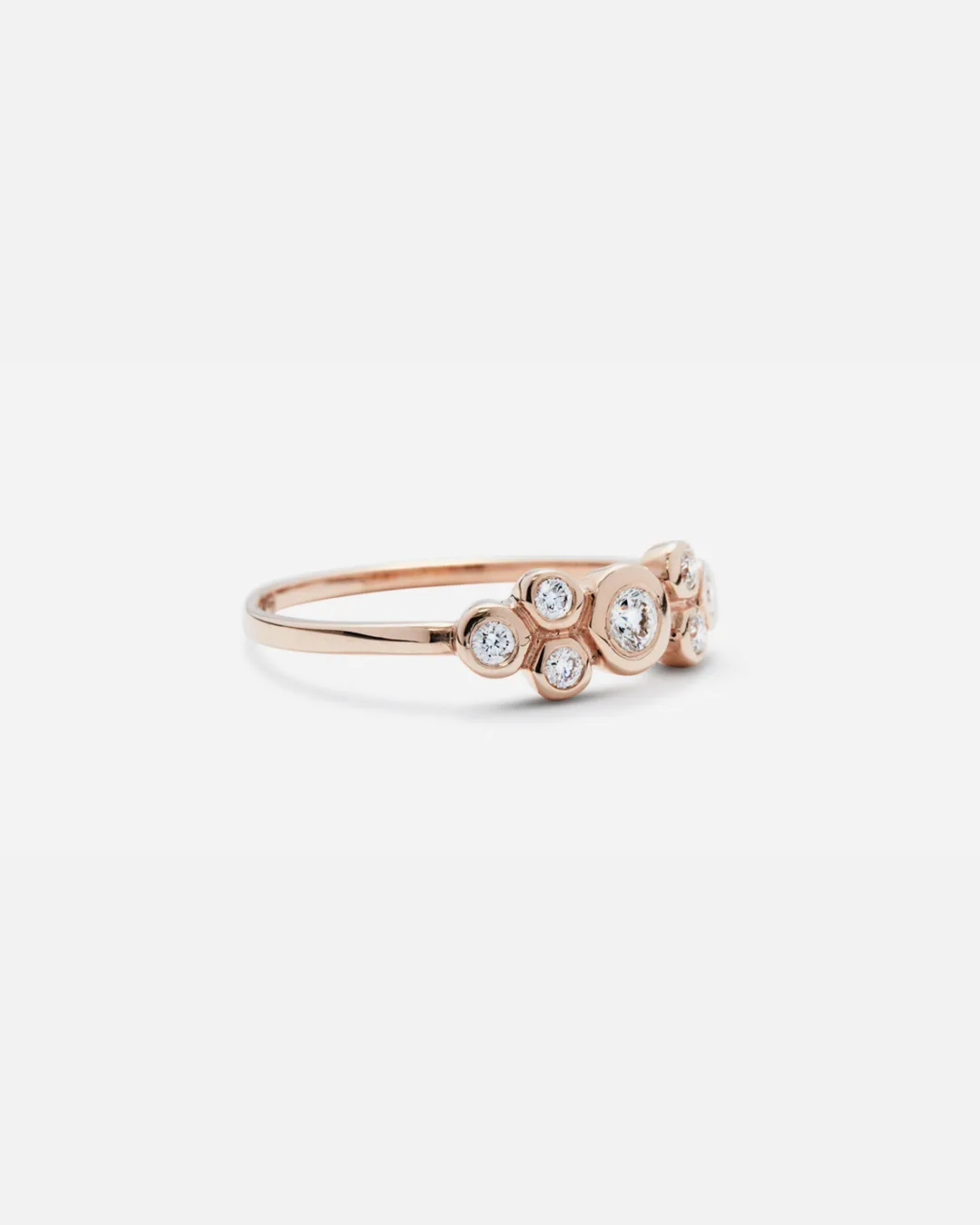 Bubble 1 / White Diamond Ring