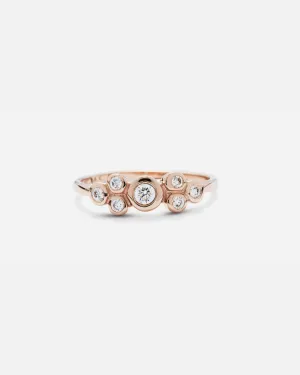 Bubble 1 / White Diamond Ring