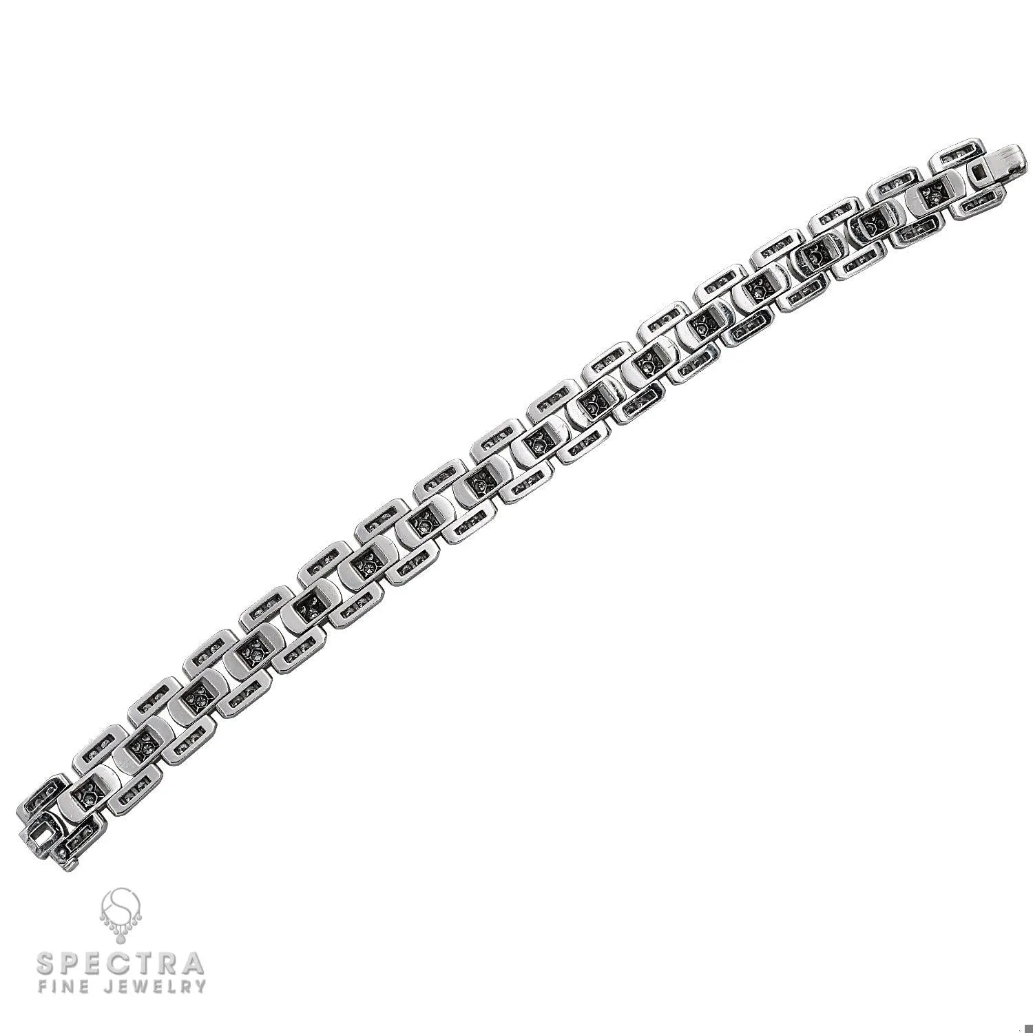 Cartier Contemporary Diamond Pave Link Bracelet