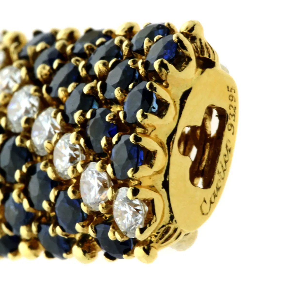 Cartier Diamond Sapphire Yellow Gold Suite