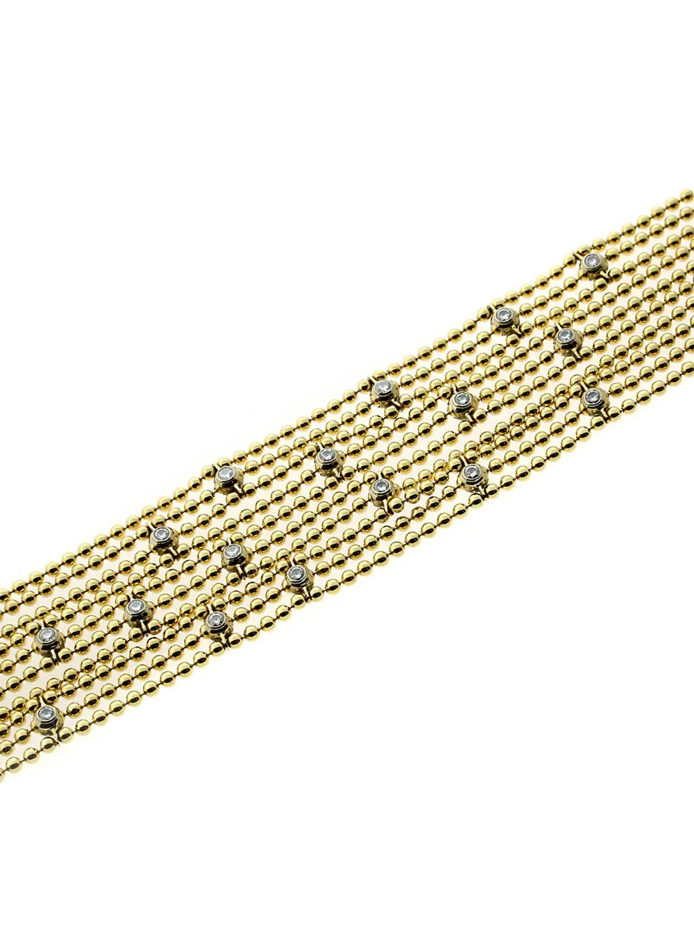 Cartier Draperie de Decollete Diamond Gold Bracelet