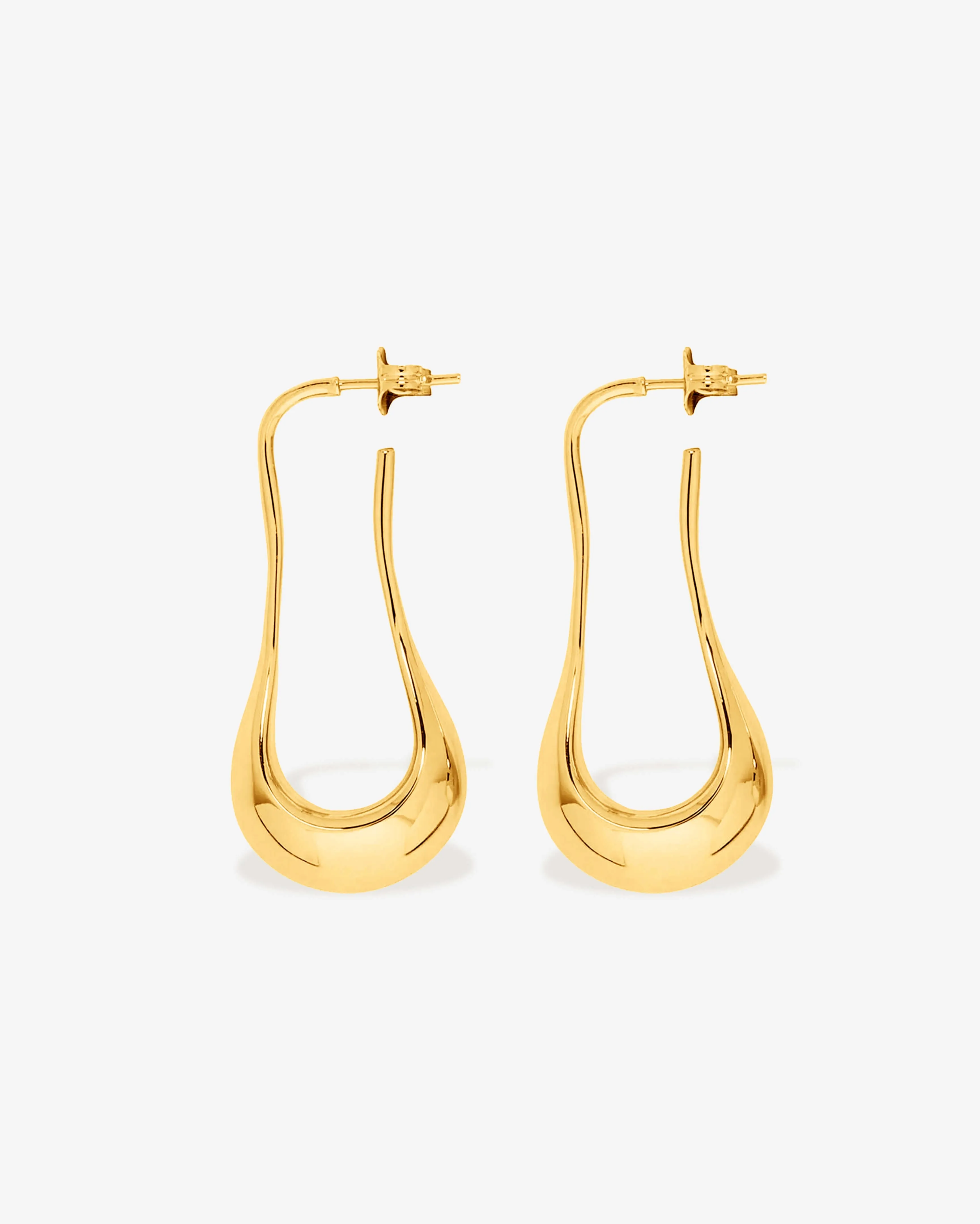 Celia Pear Hoops