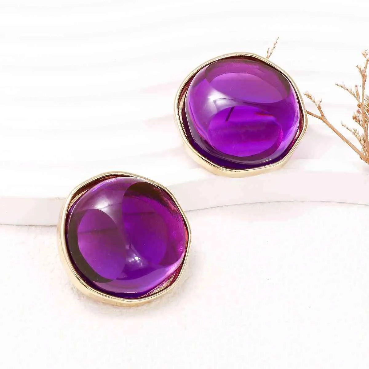 Chic Geometric Rhinestones Earrings