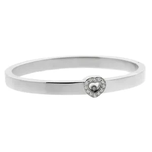Chopard Happy Diamond Heart White Gold Bangle
