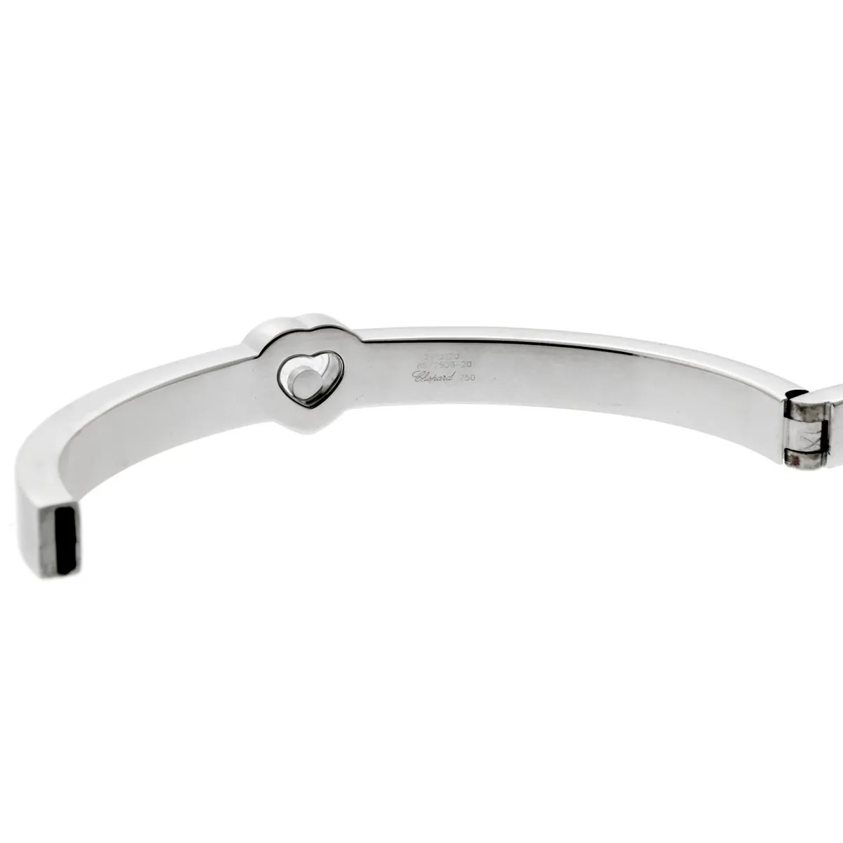 Chopard Happy Diamond Heart White Gold Bangle