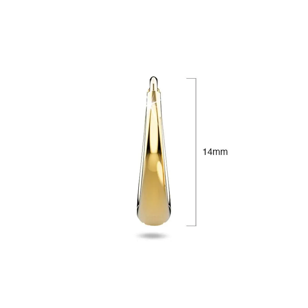 Ciara Chic Graduated Hoop Earrings Gold