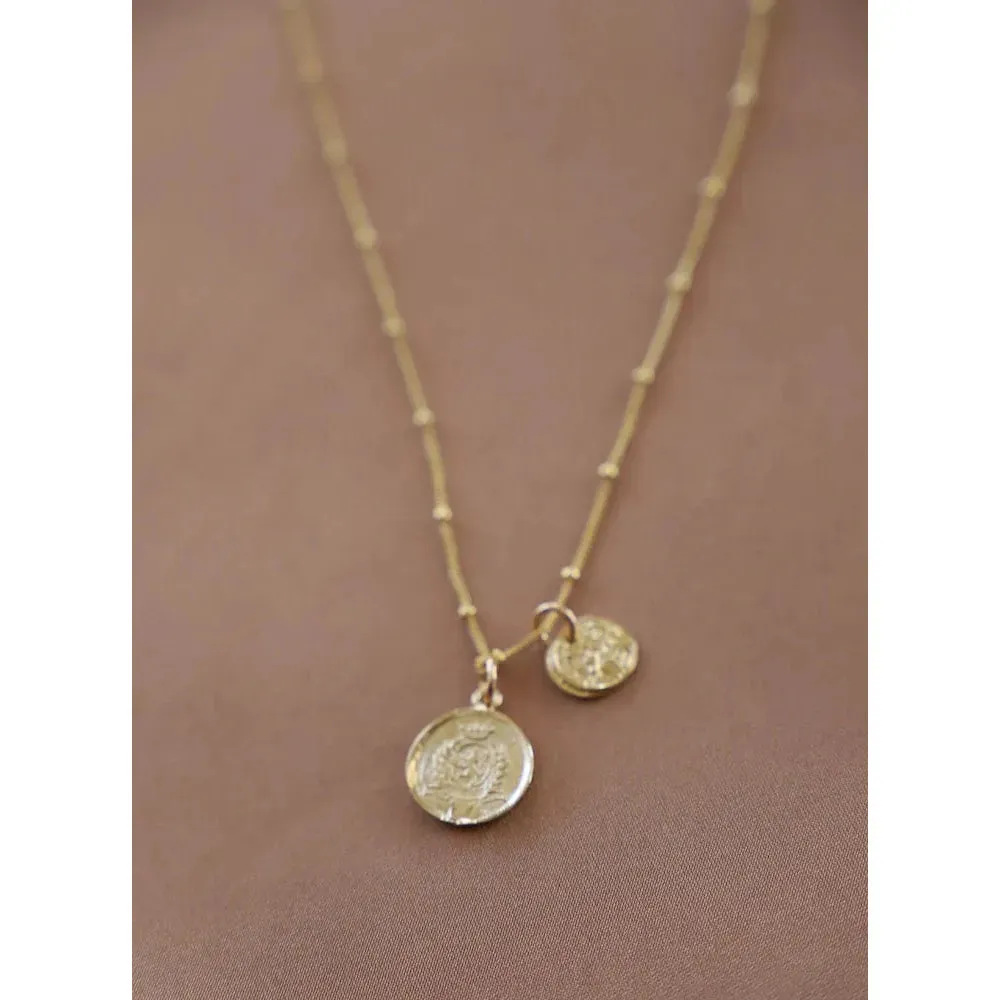 Coin Charm Necklace
