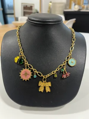 Colorful Zaana Custom Charm Necklace
