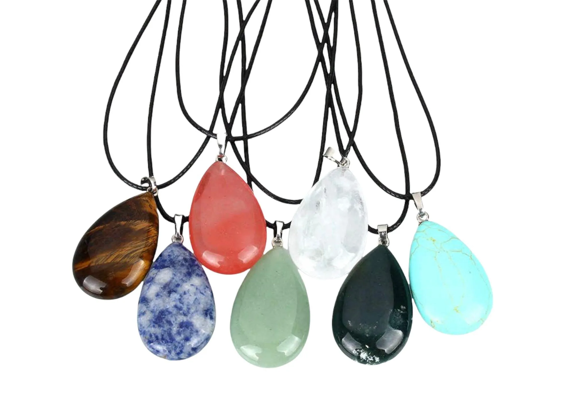 Crystal Necklace | Healing Crystal Stone Necklace | Random Crystal