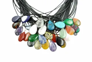 Crystal Necklace | Healing Crystal Stone Necklace | Random Crystal