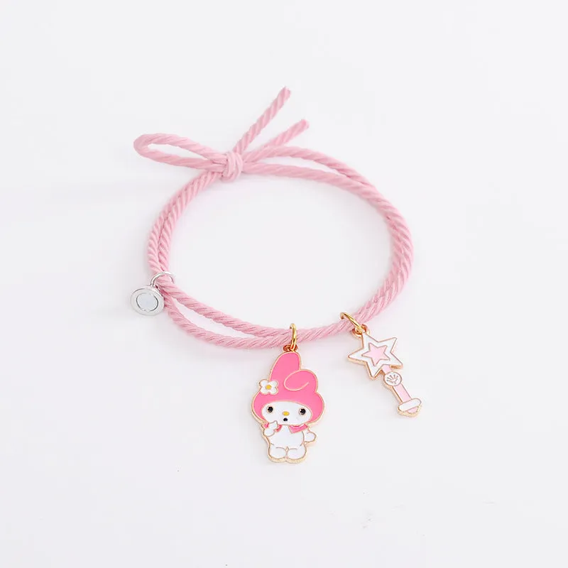 CutieCryptoCats 2pcs\Set Plus other Cute Cartoon  Bracelet Magnet Ball Hand Men and Women Gift Friendship NFT Charms Elastic Rope Jewelry