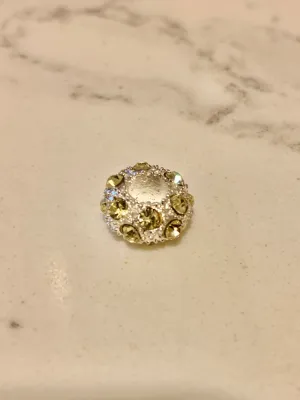 Cz Pave Spacer Charm