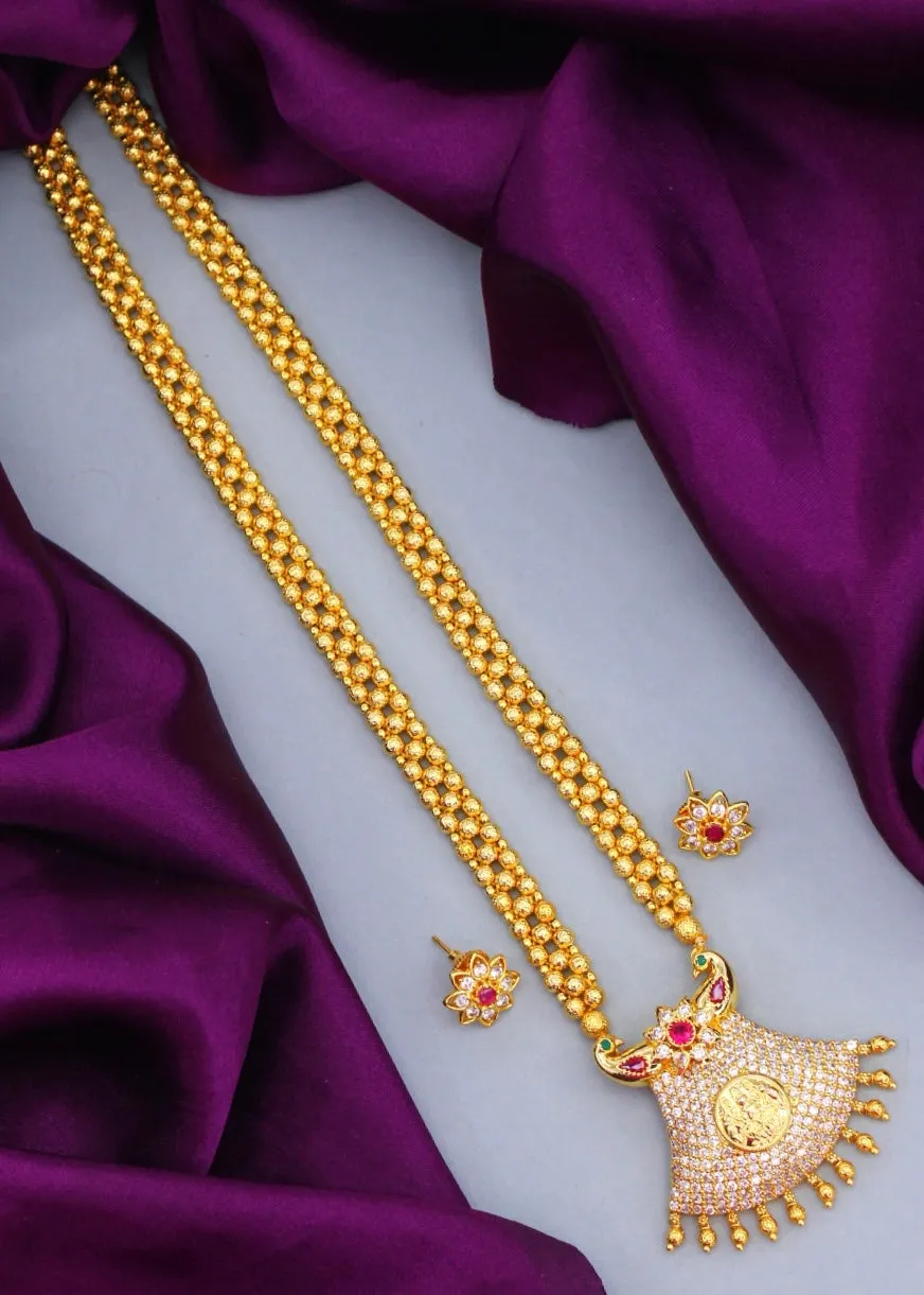 DELIGHTFUL PEACOCK NECKLACE