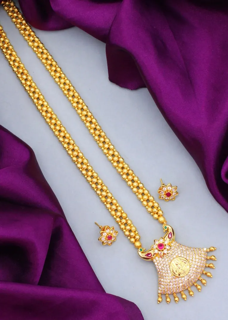 DELIGHTFUL PEACOCK NECKLACE