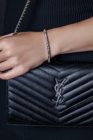 Diamond Bracelet With Baguette and Round Diamonds