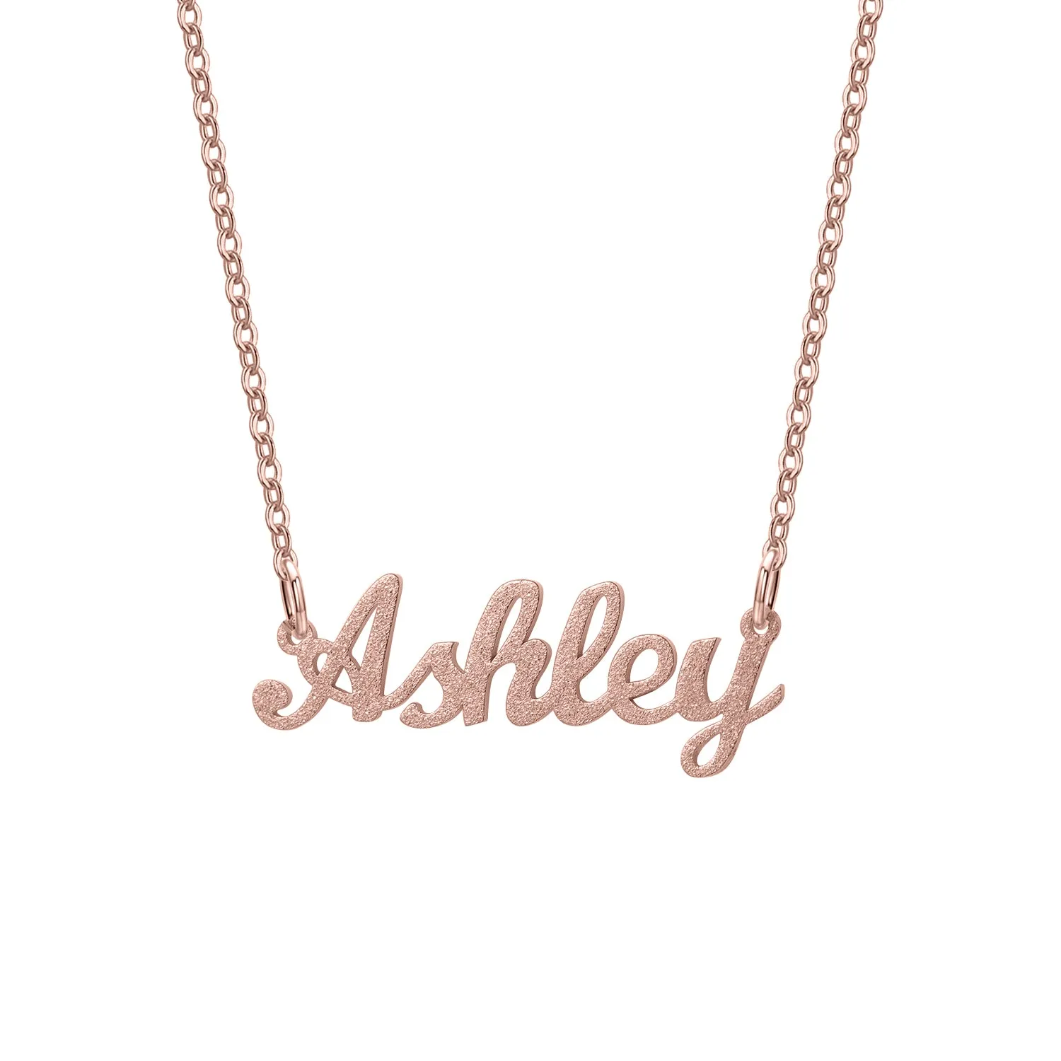 Diamond Cut Name Necklace